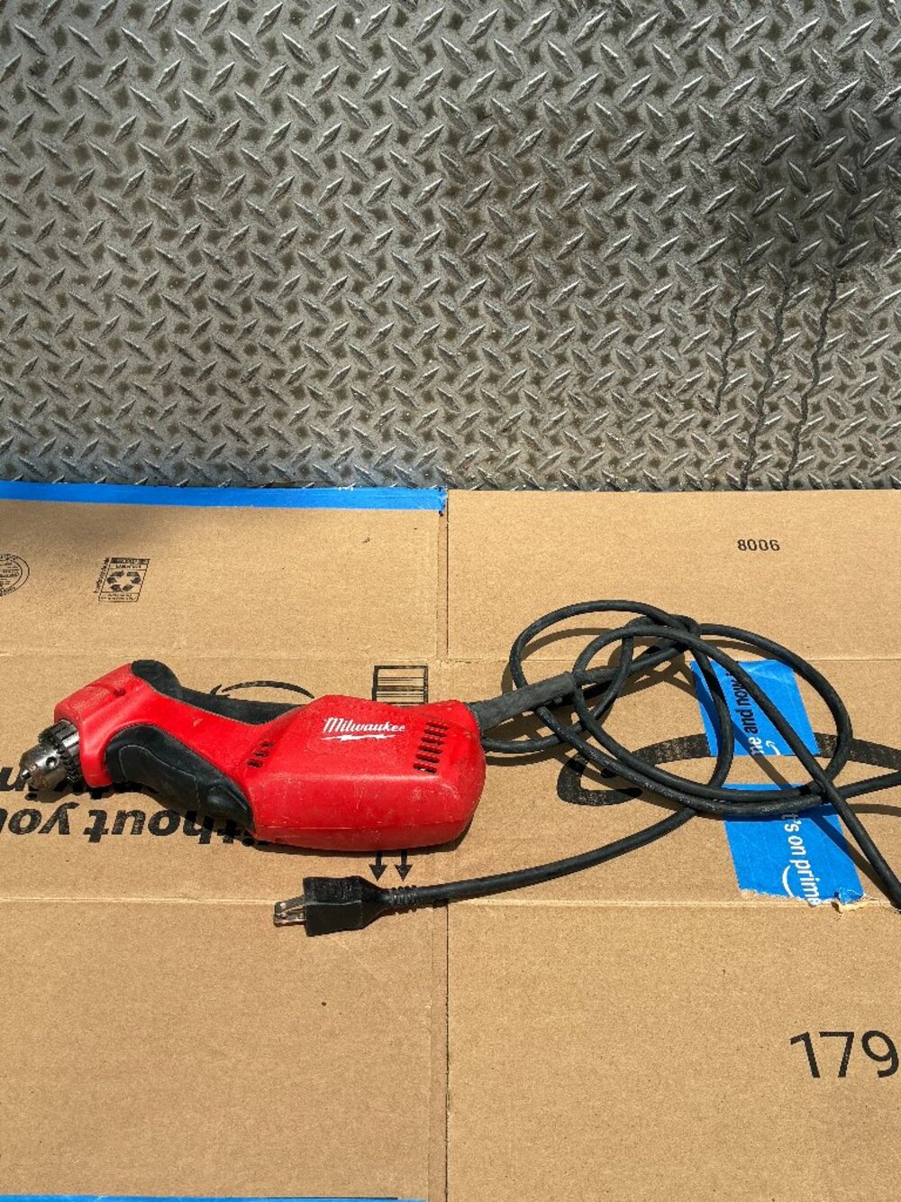 Milwaukee 0370-20 3/8" Reversing Close Quarter Angle Drill 3.5 Amp 120V WORKS
